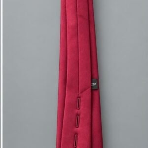 Burgundy Red Professional Uniform Tie for Corporate and Service Teams